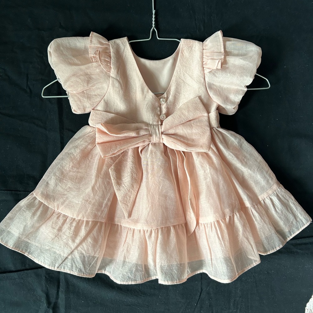 Janie and Jack Boucle Skirt 6-12 months Laura Ashley dress 3-6mo Bundle - Picture 12 of 14